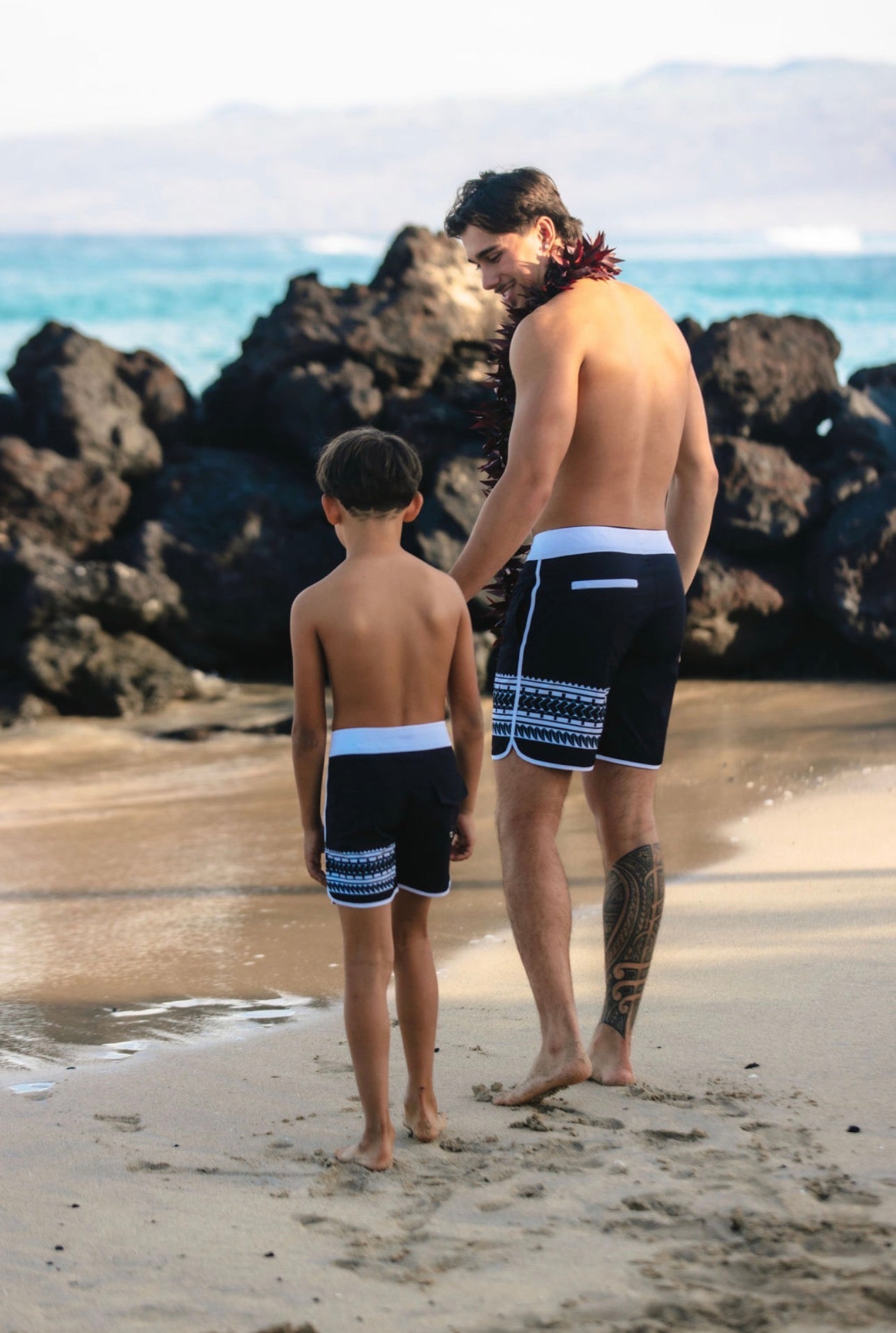 Keiki Tribal Surf Shorts