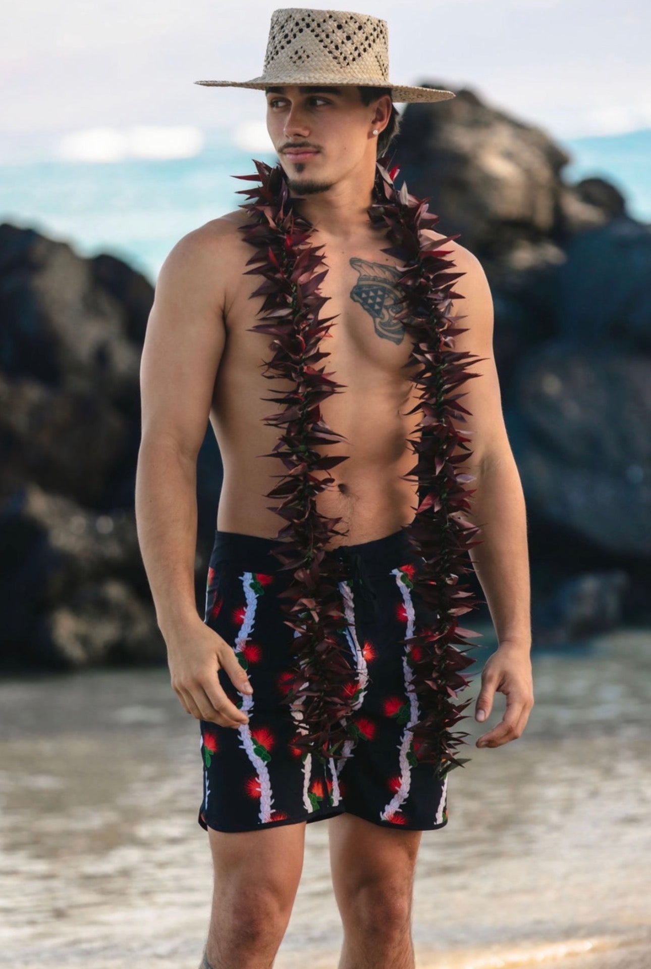 Ohia Lehua X Pikake Lei Surf Shorts – Hilia Swim