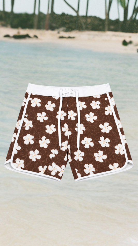 Hibiscus Surf Shorts