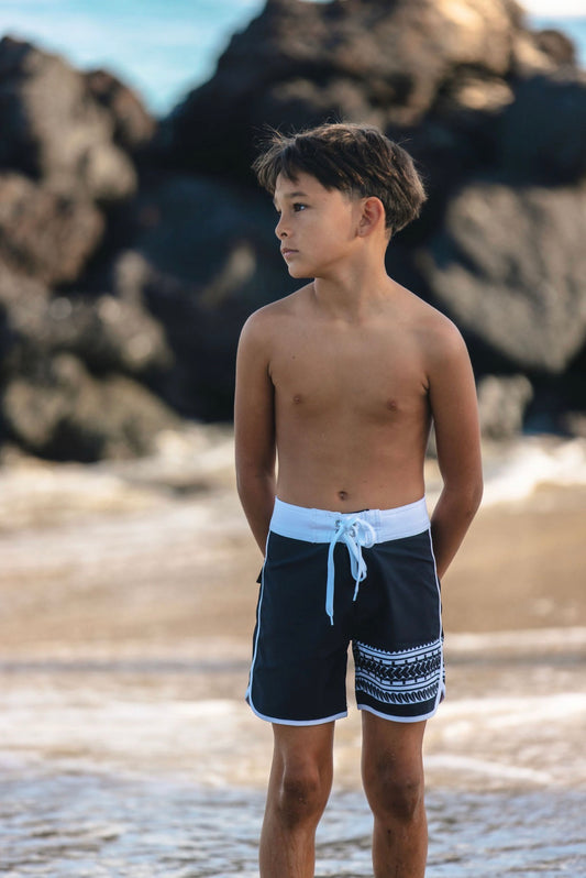 Keiki Tribal Surf Shorts