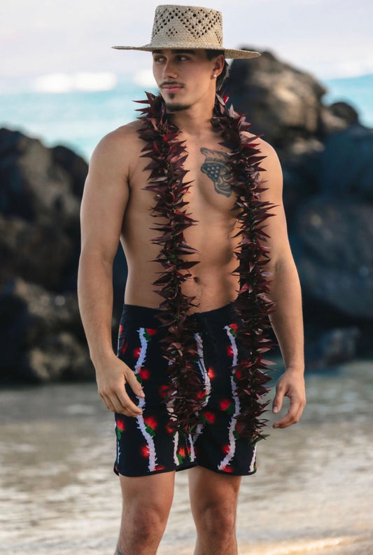 Ohia Lehua X Pikake Lei Surf Shorts